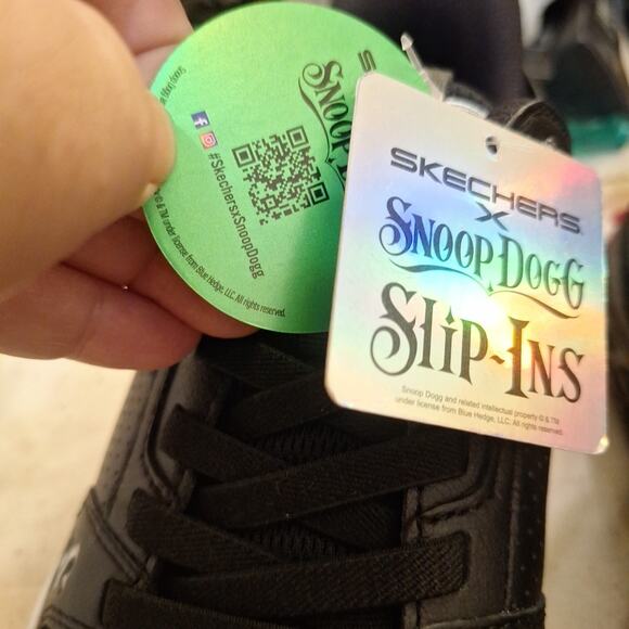 Skechers Slip-ins Snoop Dogg: Doggy Air 🔥 Men’s 9.5. Black. New With Tag No Box - Picture 3 of 13